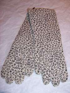 Grandoe Genuine Leather Leopard Gloves  