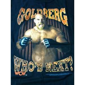 WCW Goldberg Whos Next Black T Shirt Size X Large
