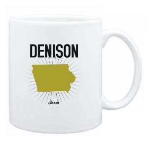 New  Denison Usa State   Star Light  Iowa Mug Usa City  