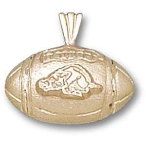   Arkansas FBall W/Razorback Pendant (Gold Plated)