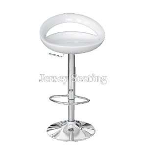   White ABS Bar Stools Counter Swivel Chair Modern Style: Home & Kitchen