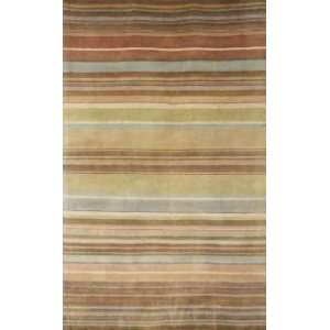   Karela Stripe Aqua 7124 04 27 X 8 Runner Area Rug