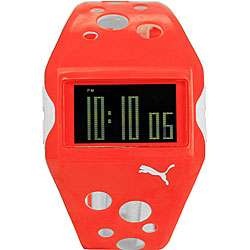 Puma Flow Mens LCD Red and White Watch  
