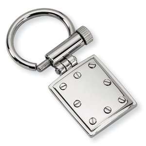 Stainless Steel High Polished Key Chain: Jewelry