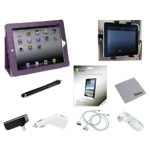  Bundle Monster Apple iPad 2 10 in 1 Travel Accessory Combo Kit 