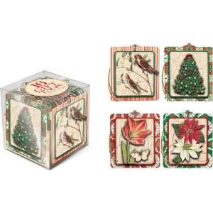  Merry Christmas Birds Gift Tags in Cube: Home & Kitchen