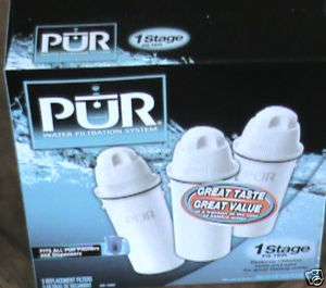 PUR 1 Stage Water Filter 3 Pack #CRF1450Z pitcher filtr  
