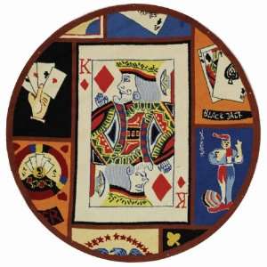  Safavieh Chelsea Collection HK208A Hand Hooked Poker 