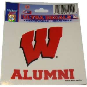 University of Wisconsin Badgers 3x4 inch ALUMNI Ultra 