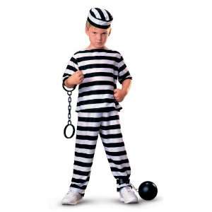 Lets Party By Rubies Costumes Jailbird Child Costume / Black/White 