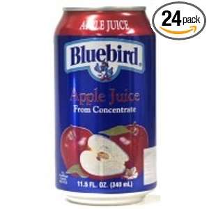 Bluebird Apple Juice, 11.5 Ounce Cans Grocery & Gourmet Food