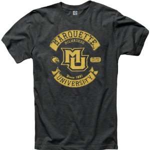 Marquette Golden Eagles Heathered Midnight Rockers Ring Spun T Shirt 