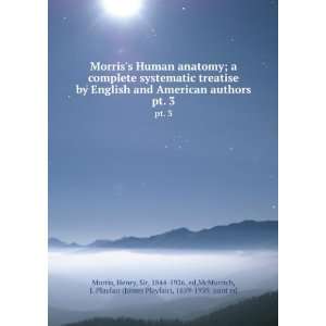  Morriss Human anatomy; a complete systematic treatise by 