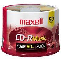 Maxell (625156) Music Gold   CD R x 50   700 MB   storage media  