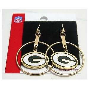  Green Bay Packers Earrings Hoop WomenS Nfl Team Logo 