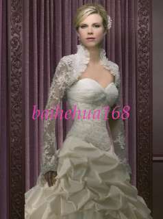 Free Jacket Ivory Wedding dress Bridal Gowns Custom  
