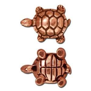  15mm Antique Copper Turtle Bead by TierraCast: Arts 