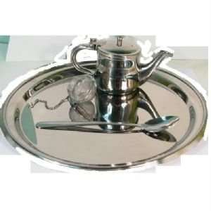  Tea Party Platter (Stainless Steel): Health & Personal 