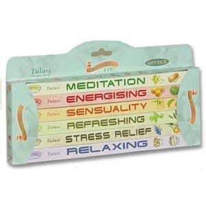  Gift Pack Meditation, Energizing, Sensuality, Refreshing, Stress 