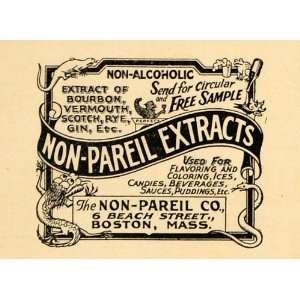   Bourbon for Non Alcohol Use   Original Print Ad