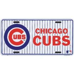  Cubs Classic Metal Auto Tag Embossed: Automotive