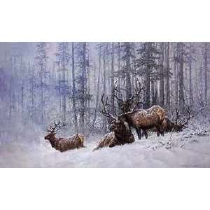 Larry Fanning   Mountain Majesty   Bull Elk Canvas:  Home 