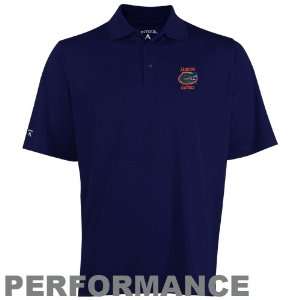   Florida Gators Royal Blue Exceed Performance Polo: Sports & Outdoors