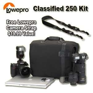  Black Kit with Lowepro Speedster Camera Strap