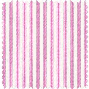  Hot Pink Ticking Fabric: Arts, Crafts & Sewing