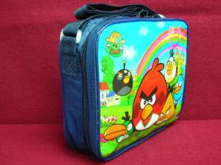 B176 Angry Birds Lunch Bag Lunch Box and Bottle  
