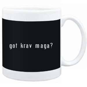 Mug Black  Got Krav Maga?  Sports 