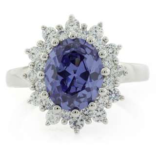 Tanzanite Real Sterling Silver Ring made with .925 sterling silver and 