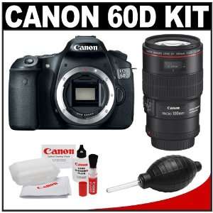  Canon EOS 60D Digital SLR Camera Body with EF 100mm f/2.8L 