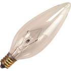 Halco Decorative Light Bulb   40 Watt Clear Torpedo Tip