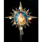 Kurt Adler 12 Lighted Elvis Presley Amber & Blue Star Christmas Tree 