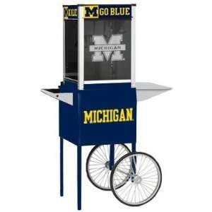 Michigan Wolverines Commercial Grade Theater Popcorn Popper W/O Cart