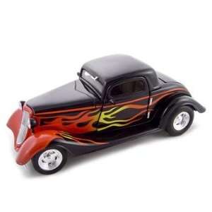  1934 Ford 3 Window Coupe HT Black 1:24 Diecast Model 