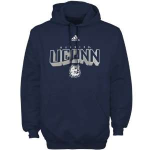   (UConn) Navy Blue Book Smart Hoody Sweatshirt: Sports & Outdoors