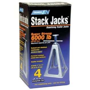 Camco 44560 Olympian RV Aluminum Stack Jack Stand   4 Box 