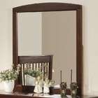 Coaster Youth Dresser Mirror Pine Wood Frame in Rich Cappuccino Finish