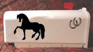 Friesian Horse Mailbox   Name/House number included in price  