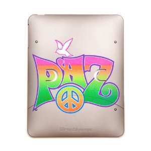  iPad 5 in 1 Case Metal Bronze Paz Spanish Peace with Dove 