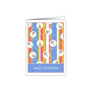  Cupcake Theme 17 Years Old Happy Birthday Card Card Toys 