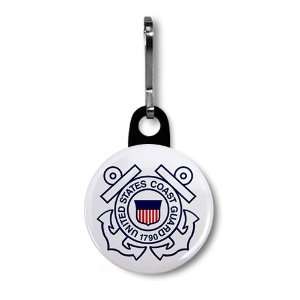   Guard Military Armed Forces Heroes 1 Inch Black Zipper Pull Charm