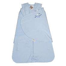 HALO SleepSack Swaddle Wearable Cotton Blanket   Blue (Small)   Halo 