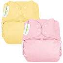 BumGenius 4.0 Girl Snap 2 Pack Cloth Diaper   Blossom/Butternut (One 