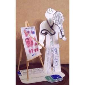  Personalized Business Card Sculpture Dr. Tennis: Office 
