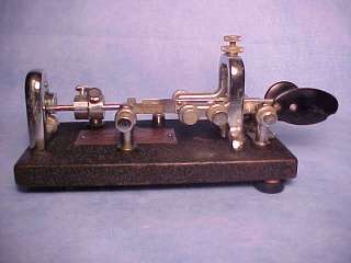   Vibroplex Original telegraph Morse code CW ham radio transmitter key