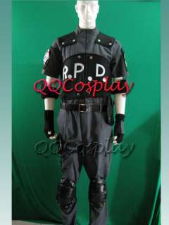 Resident Evil 4 Leon Kennedy RPD Costume Cosplay  