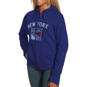  New York Rangers Womens Blue Lasting Strength Full Zip 
